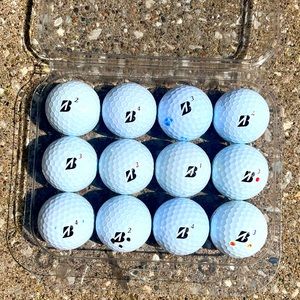 One Dozen Bridgestone Used Golf Balls